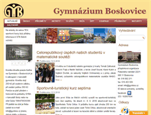Tablet Screenshot of gymbos.cz